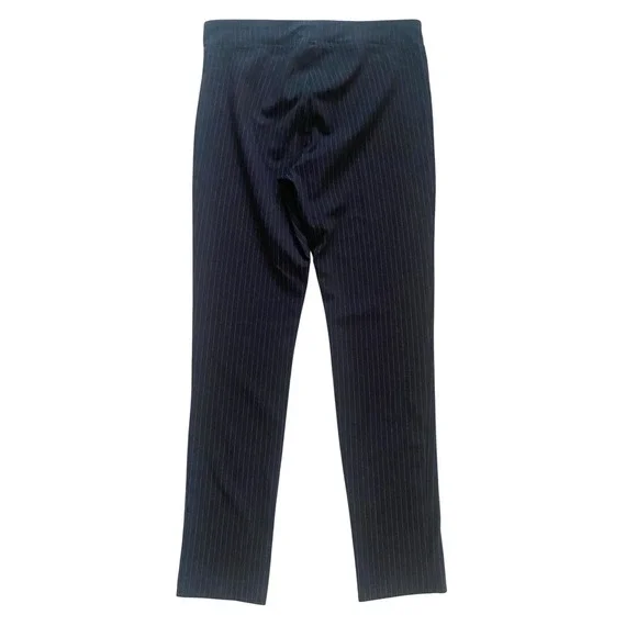 Calvin Klein Womens Pull On Pinstriped Dress Pants Size S Small Elastic Waist - Picture 2 of 6